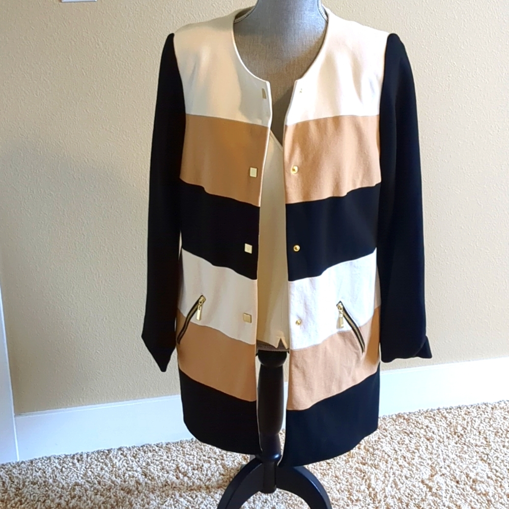 Chicos long dress coat
